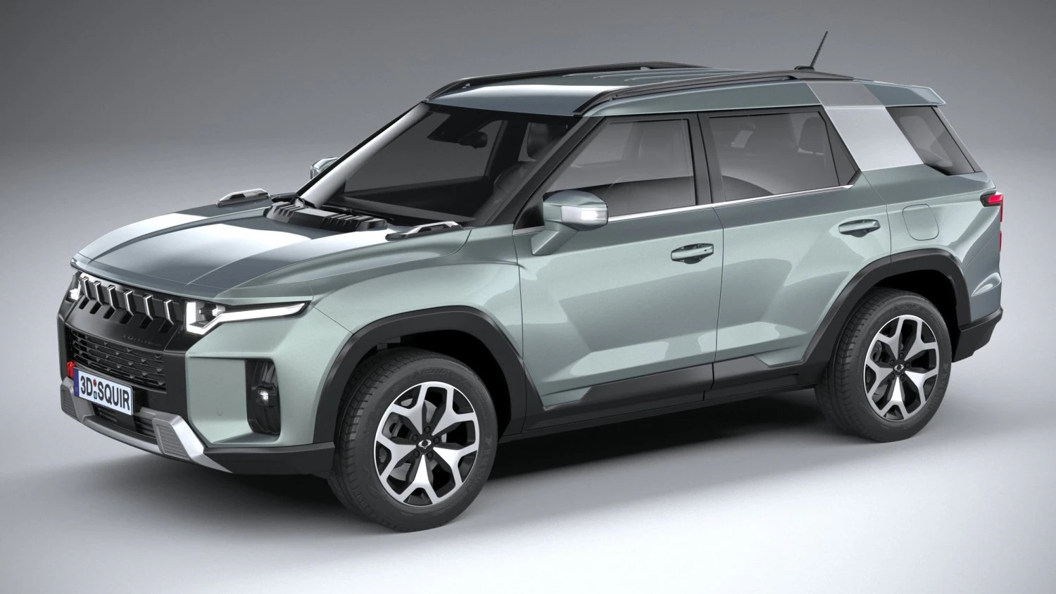 SsangYong Torres 2024 3D Model .c4d .max .obj .3ds .fbx .stl .blend