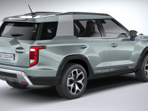 SsangYong Torres 2024 3D Model