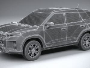 SsangYong Torres 2024 3D Model