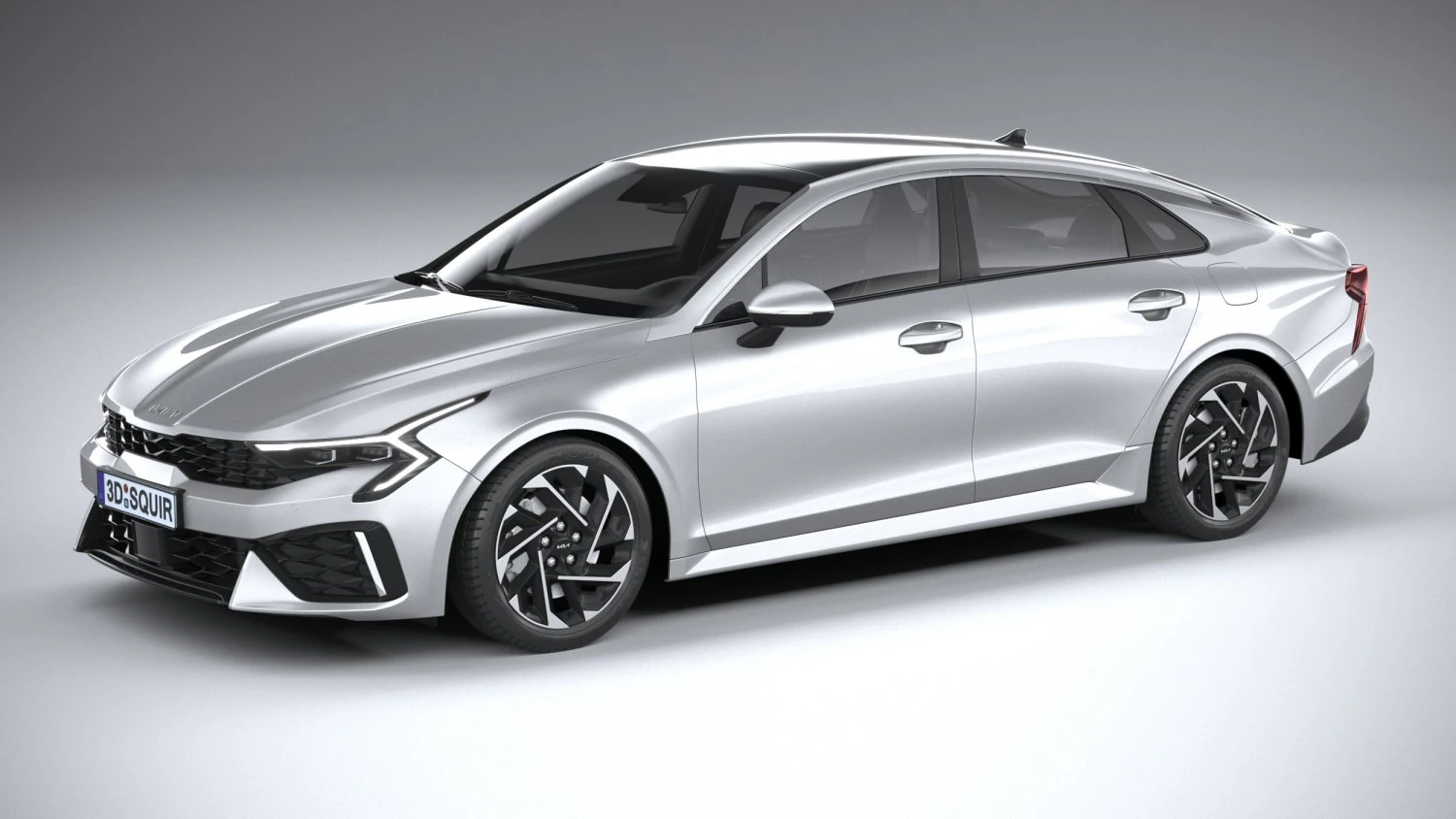 Kia K5 2025 3D Model .c4d .max .obj .3ds .fbx .stl .blend 