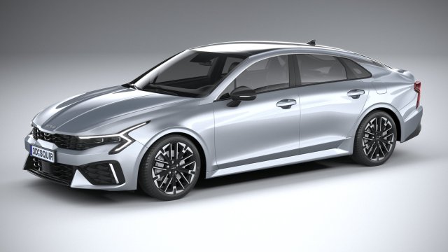 Kia K5 GT-line 2025 Modello 3D .c4d .max .obj .3ds .fbx .stl .blend