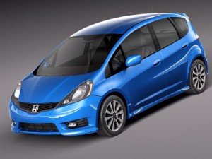 Honda Fit Jazz Sport 2012 3D Model