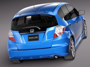 Honda Fit Jazz Sport 2012 3D Model