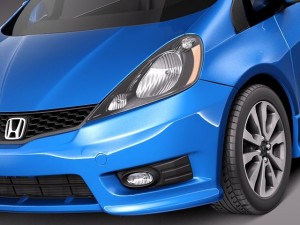 Honda Fit Jazz Sport 2012 3D Model