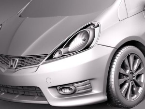 Honda Fit Jazz Sport 2012 3D Model