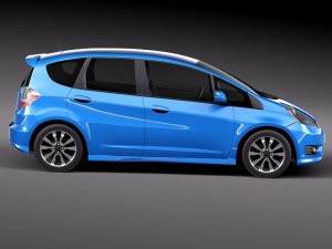 Honda Fit Jazz Sport 2012 3D Model