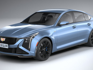 Cadillac CT5-V Blackwing 2025 Modelo 3D