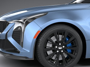 Cadillac CT5-V Blackwing 2025 Modelo 3D