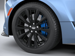 Cadillac CT5-V Blackwing 2025 Modelo 3D