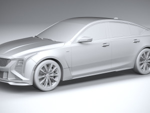 Cadillac CT5-V Blackwing 2025 Modelo 3D