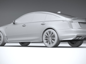 Cadillac CT5-V Blackwing 2025 Modelo 3D