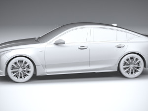 Cadillac CT5-V Blackwing 2025 Modelo 3D