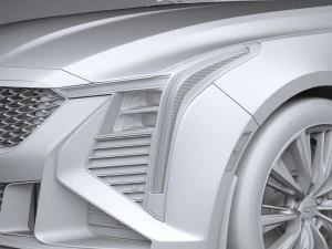 Cadillac CT5-V Blackwing 2025 3D Model