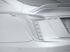 Cadillac CT5-V Blackwing 2025 Modelo 3D