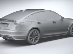 Cadillac CT5-V Blackwing 2025 Modelo 3D