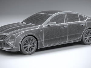 Cadillac CT5-V Blackwing 2025 Modelo 3D
