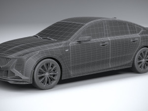 Cadillac CT5-V Blackwing 2025 Modelo 3D