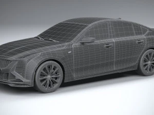 Cadillac CT5-V Blackwing 2025 3D Model