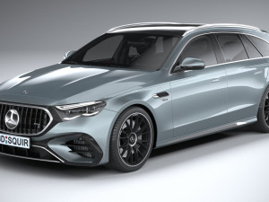 Mercedes-Benz E53 AMG Hybrid Estate 2025 3D Model