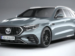 Mercedes-Benz E53 AMG H&iacute;brido Estate 2025 Modelo 3D