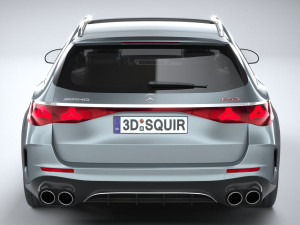 Mercedes-Benz E53 AMG Hybrid Estate 2025 3D Model