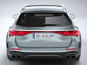 Mercedes-Benz E53 AMG H&iacute;brido Estate 2025 Modelo 3D