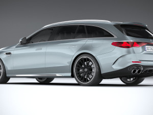 Mercedes-Benz E53 AMG Hybrid Estate 2025 3D Model