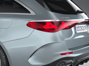 Mercedes-Benz E53 AMG Hybrid Estate 2025 3D Model