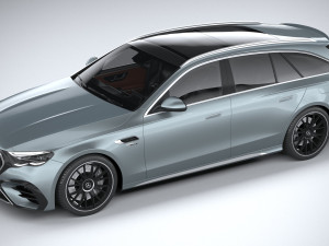 Mercedes-Benz E53 AMG Hybrid Estate 2025 3D Model