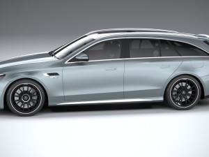 Mercedes-Benz E53 AMG Hybrid Estate 2025 3D Model