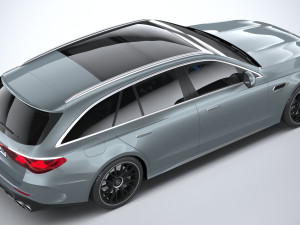 Mercedes-Benz E53 AMG Hybrid Estate 2025 3D Model