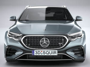 Mercedes-Benz E53 AMG Hybrid Estate 2025 3D Model