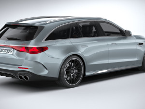 Mercedes-Benz E53 AMG Hybrid Estate 2025 3D Model