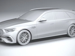 Mercedes-Benz E53 AMG H&iacute;brido Estate 2025 Modelo 3D