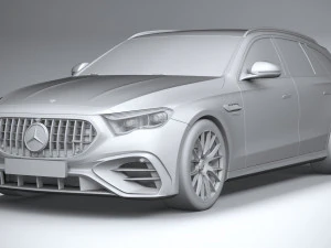 Mercedes-Benz E53 AMG H&iacute;brido Estate 2025 Modelo 3D