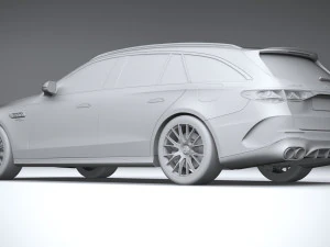 Mercedes-Benz E53 AMG H&iacute;brido Estate 2025 Modelo 3D