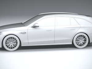 Mercedes-Benz E53 AMG Hybrid Estate 2025 3D Model