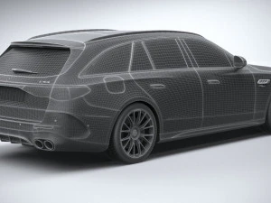 Mercedes-Benz E53 AMG H&iacute;brido Estate 2025 Modelo 3D