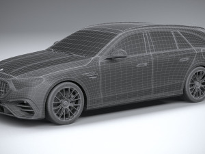 Mercedes-Benz E53 AMG Hybrid Estate 2025 3D Model