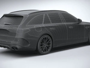 Mercedes-Benz E53 AMG H&iacute;brido Estate 2025 Modelo 3D