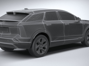 Cadillac Optiq 2025 Modello 3D