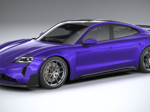 Porsche Taycan Turbo GT 2025 3D 모델