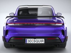 Porsche Taycan Turbo GT 2025 3D मॉडल