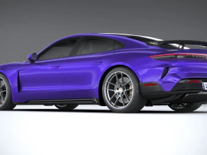 Porsche Taycan Turbo GT 2025 Modelo 3D