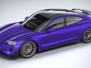 Porsche Taycan Turbo GT 2025 3D मॉडल