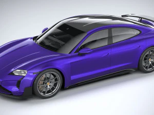 Porsche Taycan Turbo GT 2025 Modelo 3D