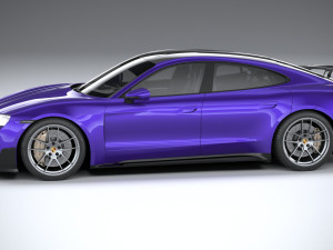 Porsche Taycan Turbo GT 2025 3D मॉडल
