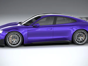 Porsche Taycan Turbo GT 2025 Modelo 3D