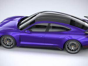 Porsche Taycan Turbo GT 2025 3D मॉडल