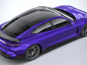 Porsche Taycan Turbo GT 2025 Modelo 3D